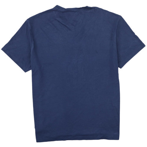 Ralph Lauren Men's Navy Blue Classic Fit Polo T-Shirt L Cotton