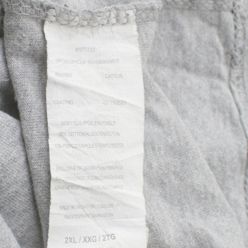 Dickies Men's Grey 2XL Classic Crew Neck Cotton Blend T-Shirt