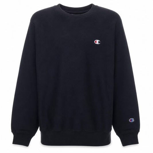 Champion Men's Black Reverse Weave Pullover Sweatshirt M