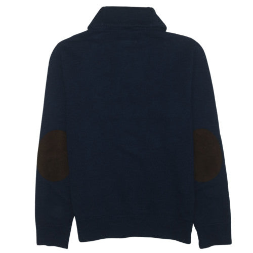 Polo Ralph Lauren Men's Blue Henley Sweatshirt M Classic Fleece