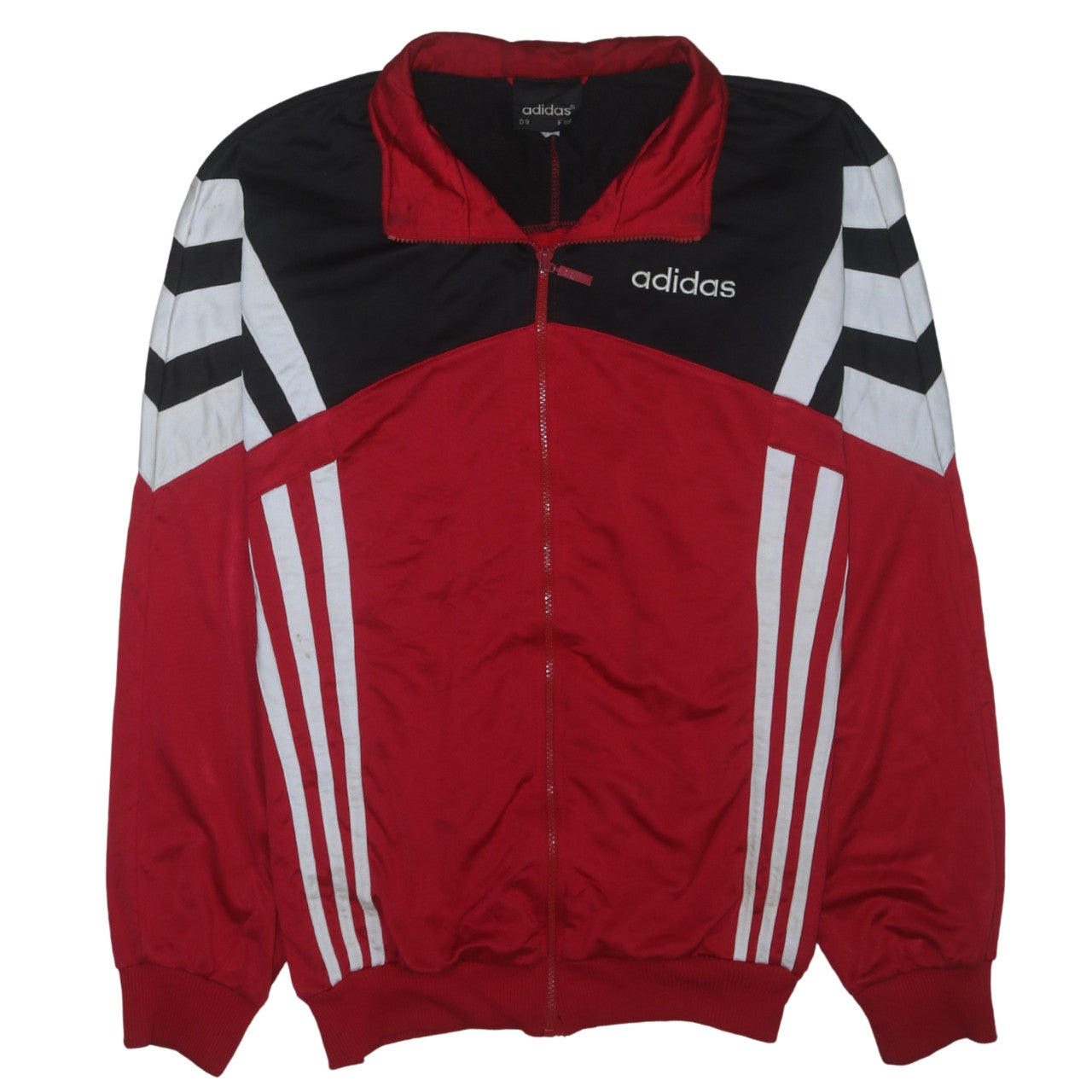 Adidas Men's Red Full Zip Sports Sweatshirt XL
