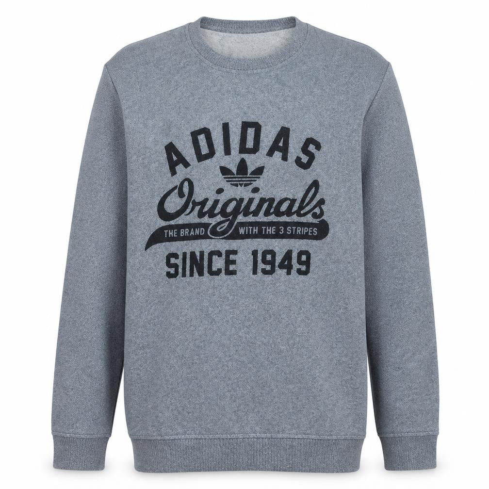 Adidas Originals Men’s Grey Pullover Sweatshirt Size S