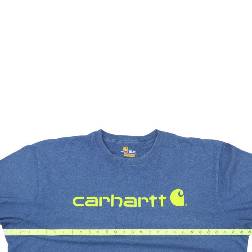 Carhartt Men's Blue 2XLT Original Fit Logo T-Shirt