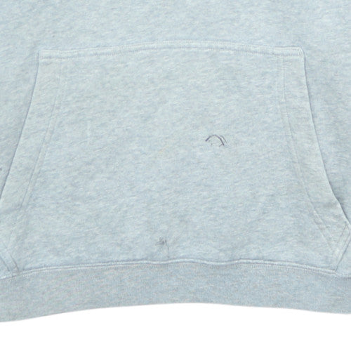 Nike Men’s Grey Pullover Hoodie S Regular Fit Fleece Logo Sportswear
