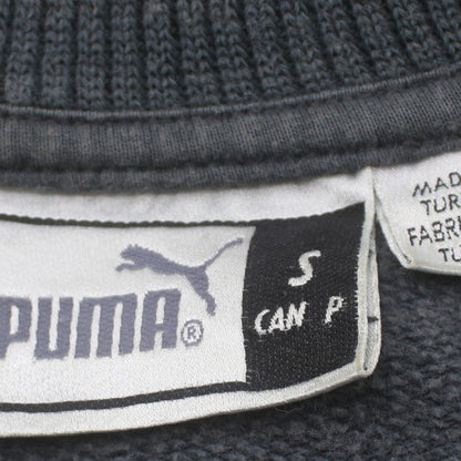 Additional view of Puma Men’s Blue Pullover Sweatshirt Small Crew Neck Sports Fleece