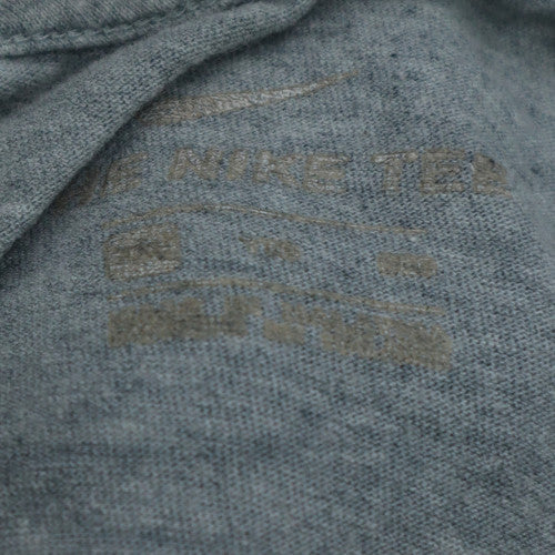 Nike Men's Grey Crew Neck Cotton Short Sleeve T-Shirt Size XS