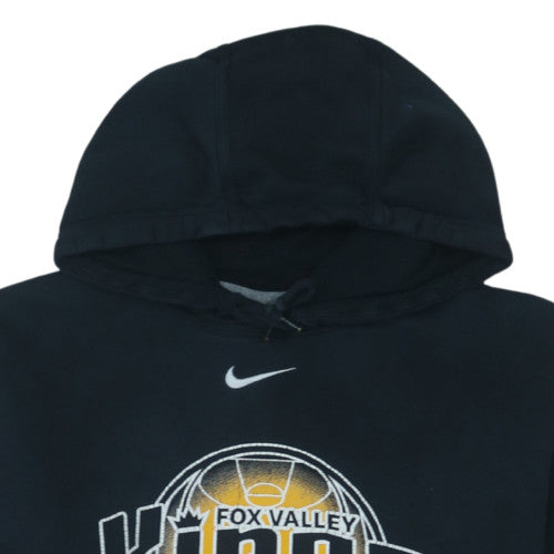 Nike Men's Black Pullover Hoodie M Fox Valley Kings Basketball Sweatshirt