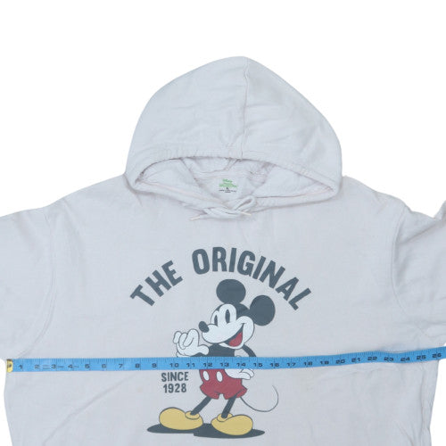 Kiabi Disney Womens White Mickey Mouse Pullover Hoodie XL