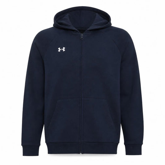 Under Armour Men's Blue XL Full Zip Hoodie Lightweight Fleece