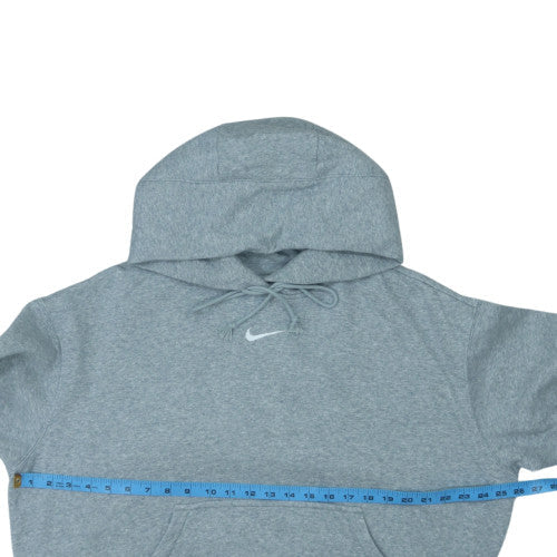 Nike Men's Grey Pullover Hoodie Small Fleece Logo Sweatshirt