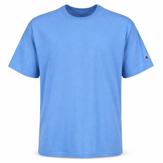 Champion Men's Blue 2XL Crew Neck Cotton T-Shirt