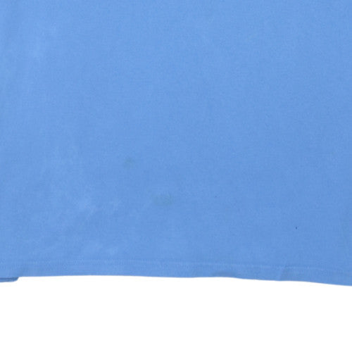 Champion Men's Blue 2XL Crew Neck Cotton T-Shirt