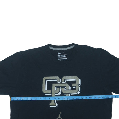 Nike Mens Black XL CP3 Jordan Graphic Regular Fit T-Shirt