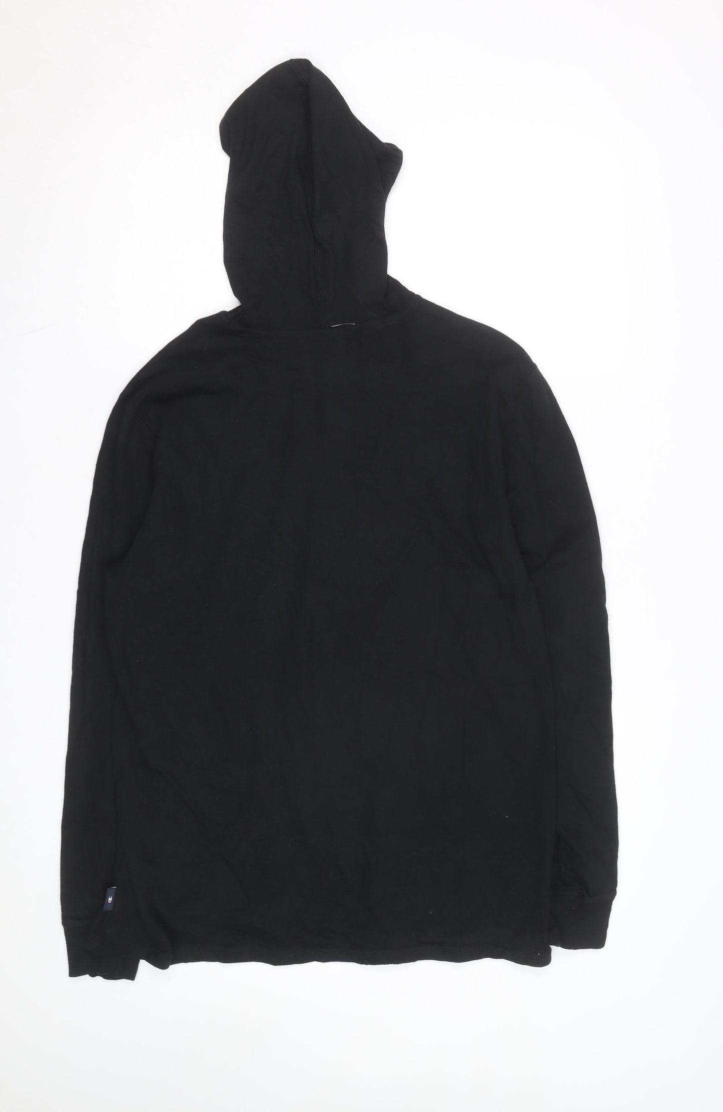 Champion Men's Black Pullover Hoodie L Logo Sportswear