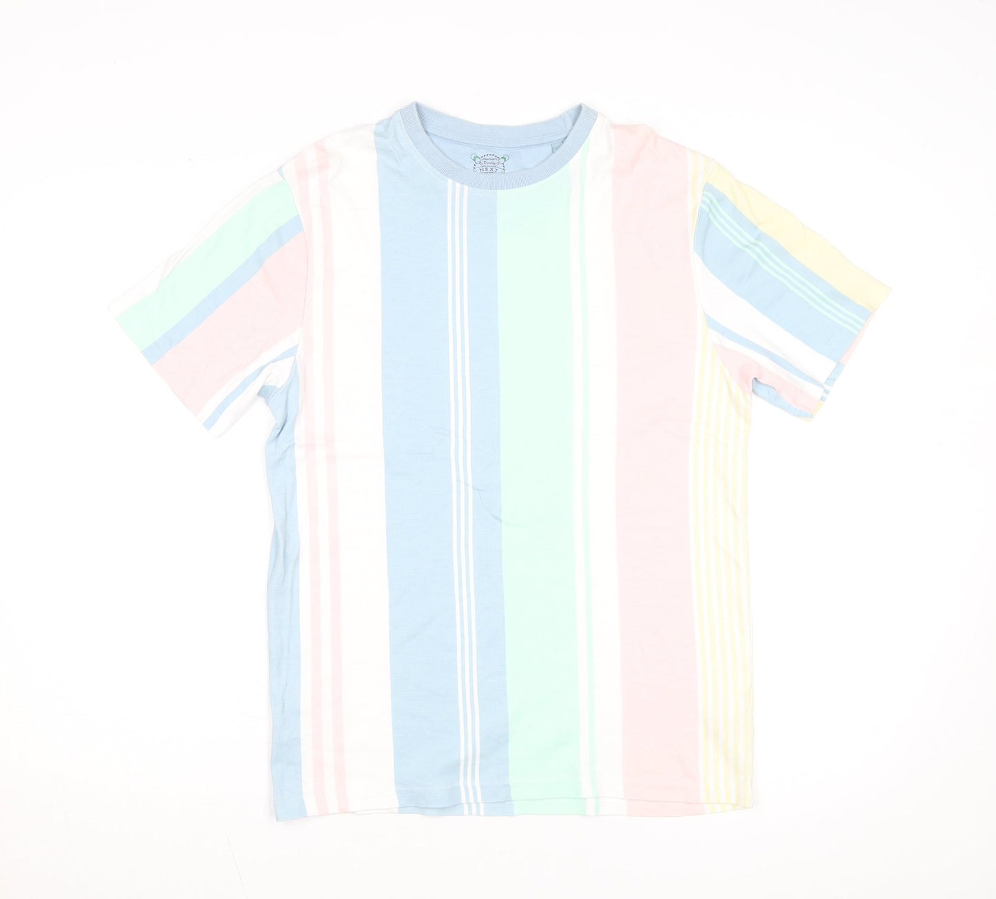 Next Men’s Multicoloured Striped Cotton T-Shirt Size S