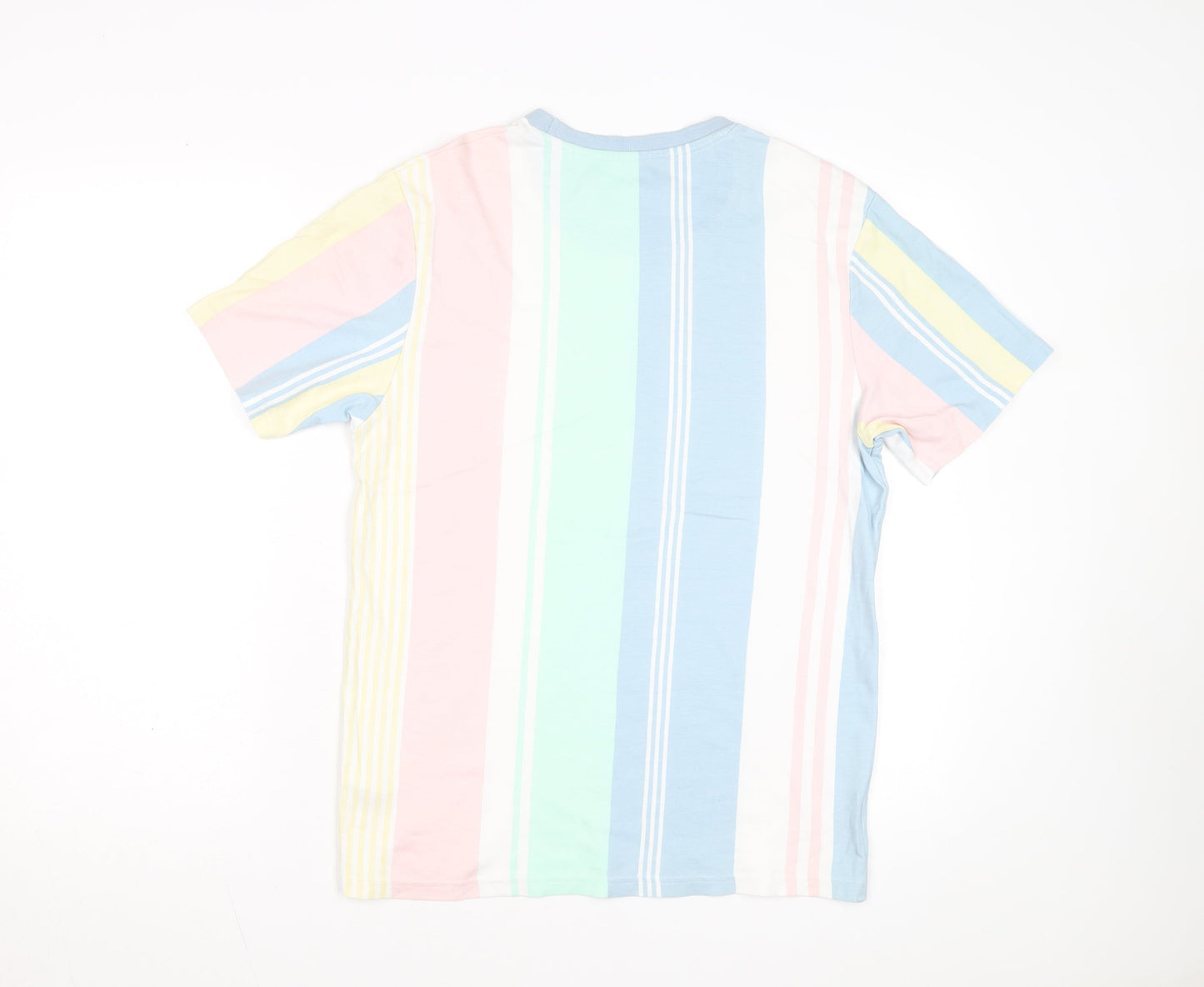 Next Men’s Multicoloured Striped Cotton T-Shirt Size S