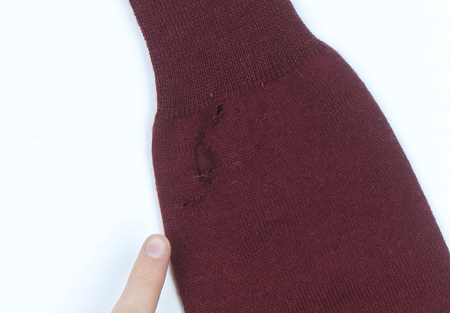 J.Crew Womens Red Collared Merino Wool Jumper XS