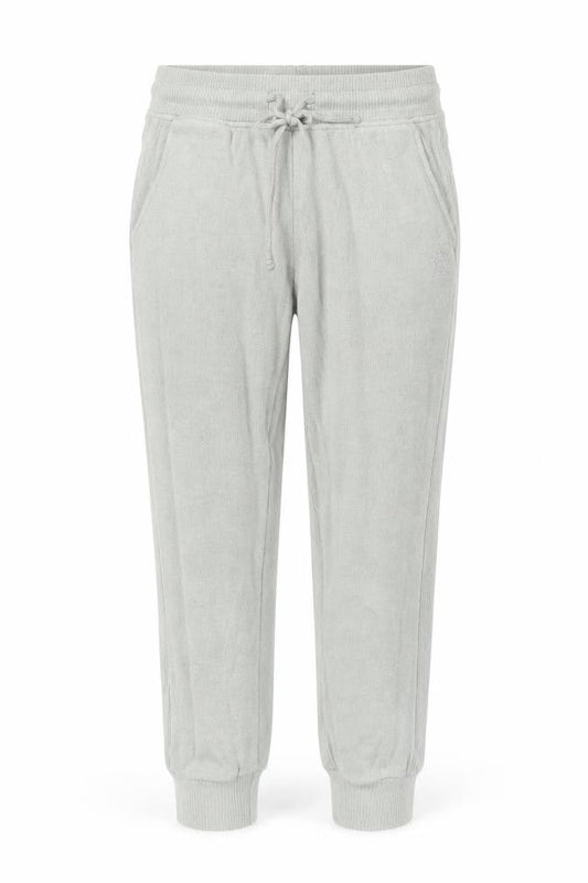 FatFace Womens Grey Jogger Trousers Size 10 Regular Fit Ribbed Knit