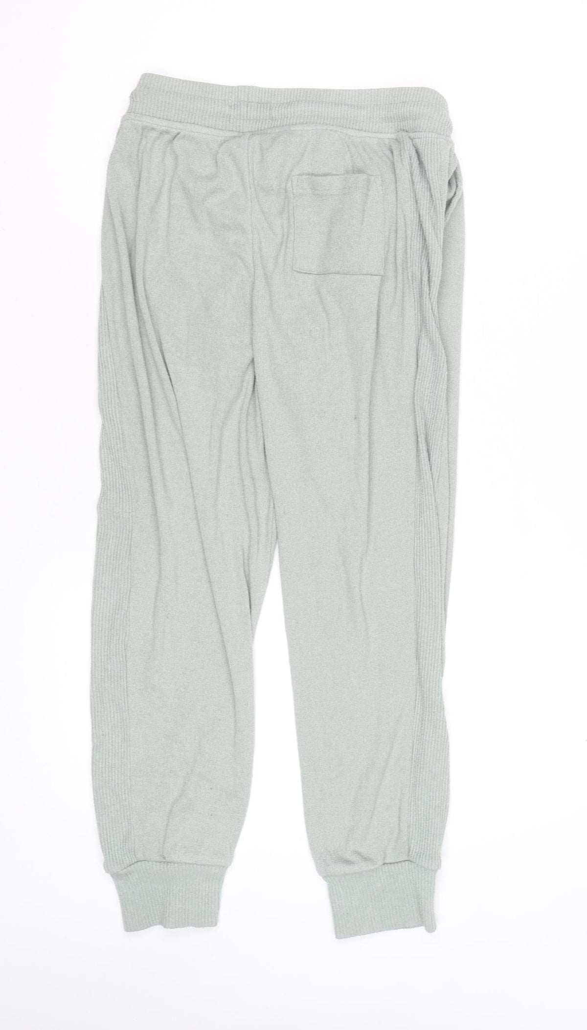 FatFace Womens Grey Jogger Trousers Size 10 Regular Fit Ribbed Knit