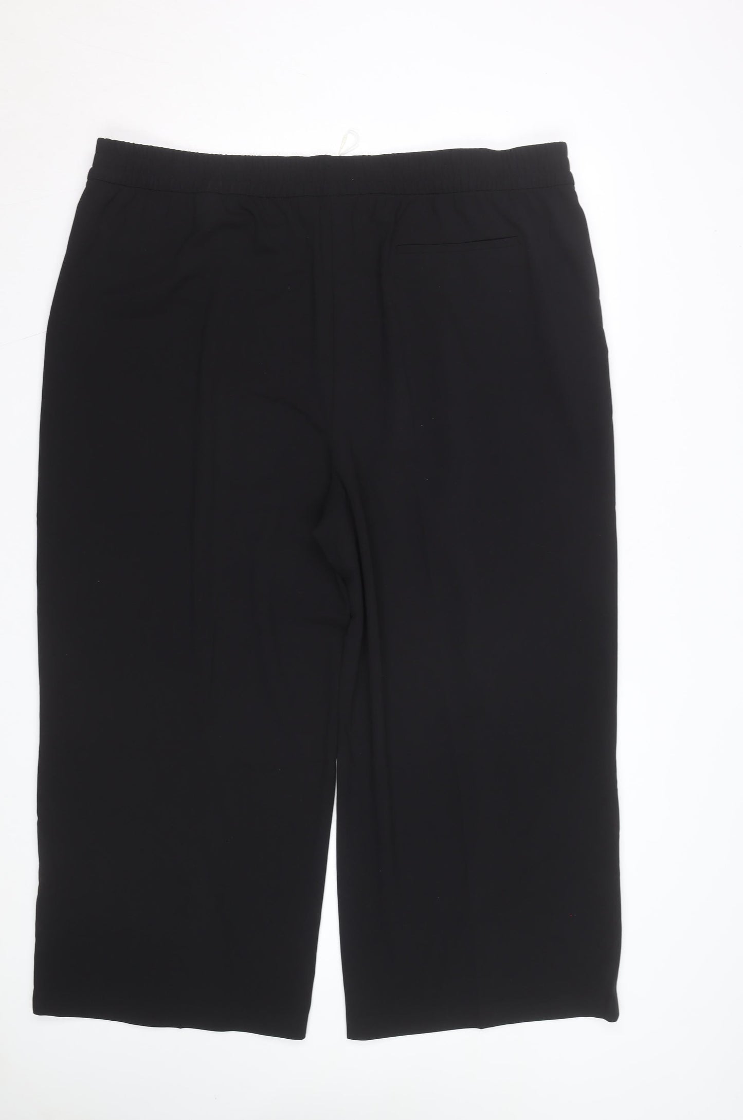 Marks and Spencer Women’s Black Size 12 Short Straight Trousers