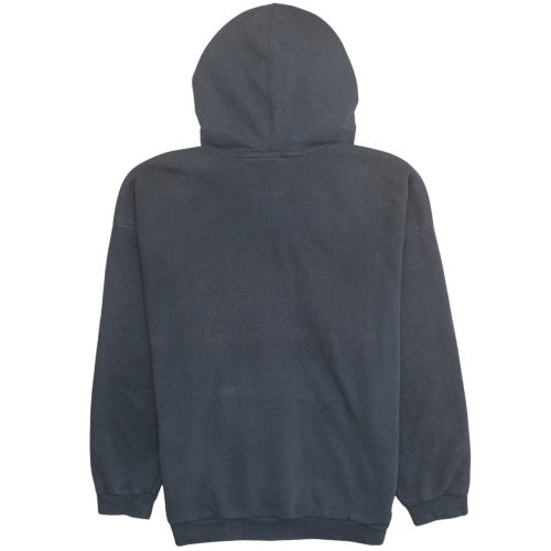 Adidas Womens Black Size 12 Trefoil Pullover Hoodie Sweatshirt