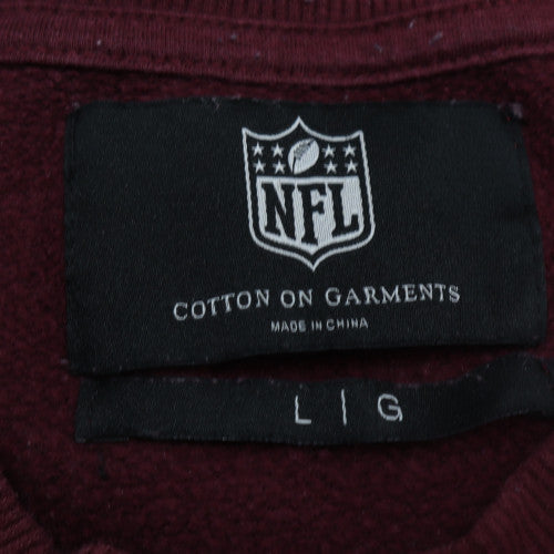 NFL Men’s Red San Francisco 49ers Pullover Sweatshirt Size L