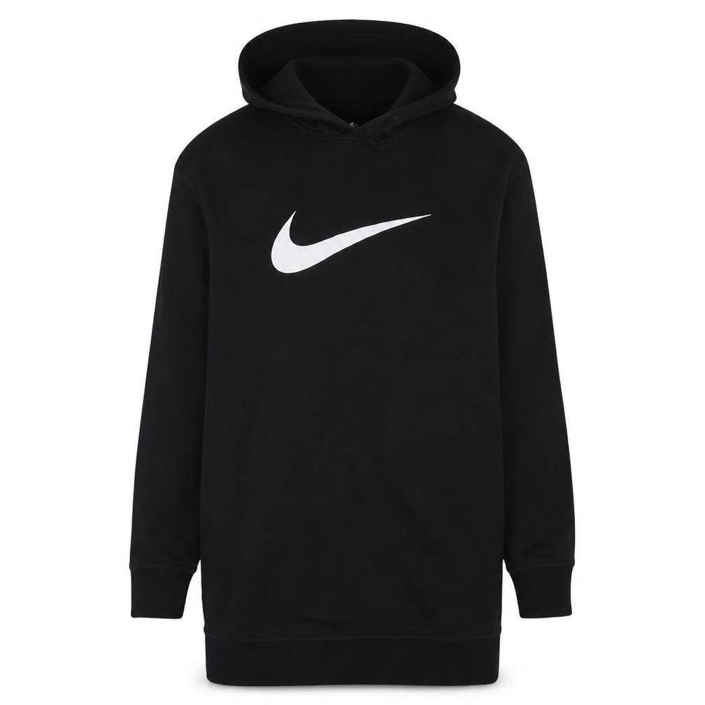 Nike Men’s Black Pullover Hoodie Small Logo Fleece Sweatshirt