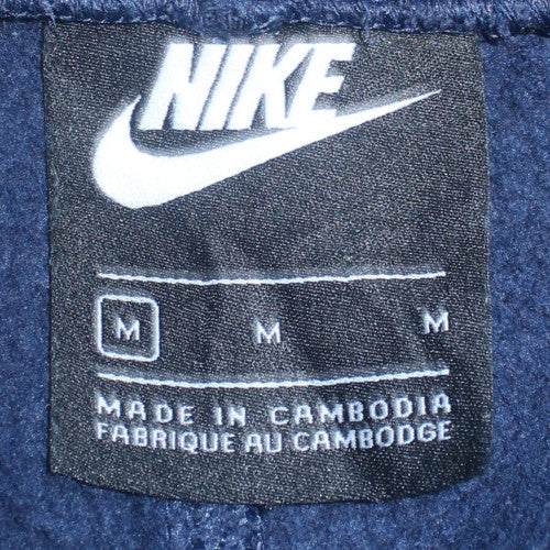 Nike Men Blue Fleece Jogger Sweatpants M Regular Fit Activewear