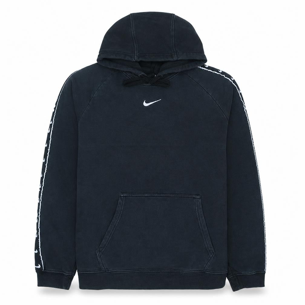 Nike Men's Black Pullover Hoodie M Fleece Logo Sportswear