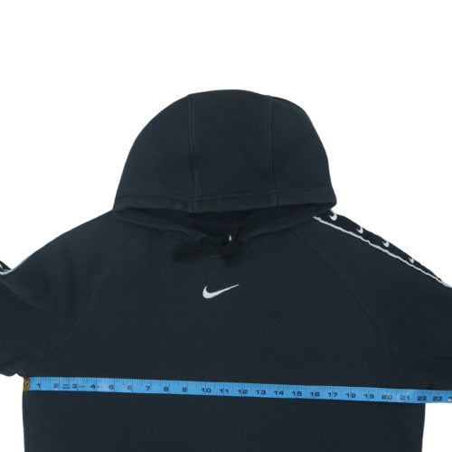 Nike Men's Black Pullover Hoodie M Fleece Logo Sportswear