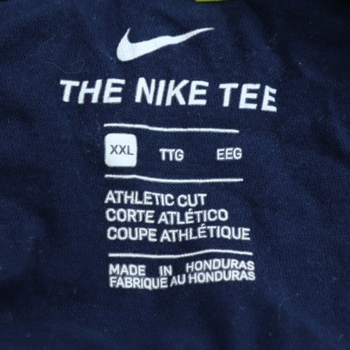 Nike Men's Blue 2XL Athletic Sports Graphic T-Shirt