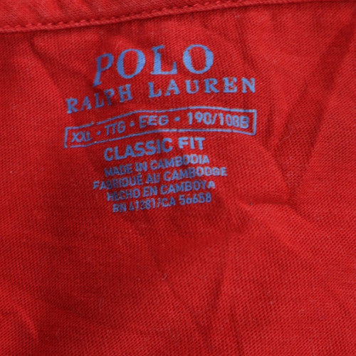 Polo Ralph Lauren Men's Red Classic Fit Crew Neck T-Shirt XXL