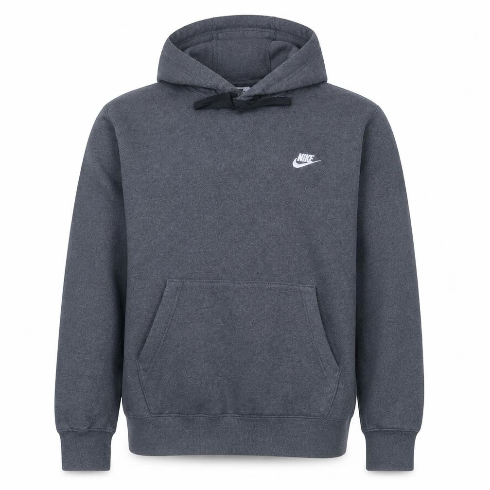 Nike Men's Grey Pullover Regular Fit Fleece Hoodie Size S