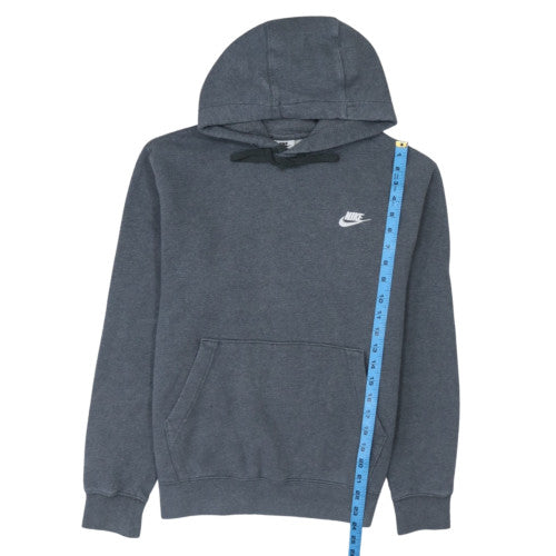 Nike Men's Grey Pullover Regular Fit Fleece Hoodie Size S