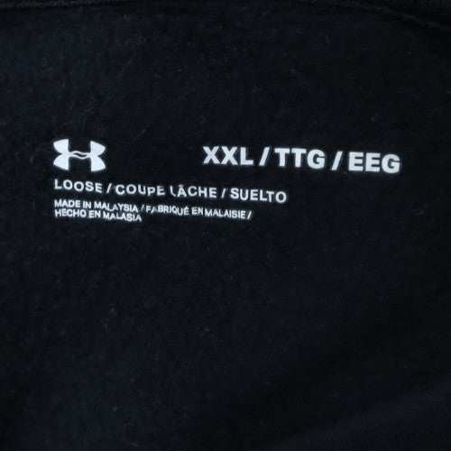 Under Armour Mens Black 2XL Pullover Crew Neck Sweatshirt
