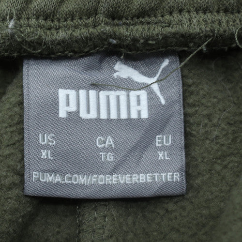 Puma Men's Green XL Jogger Trousers Fleece Activewear