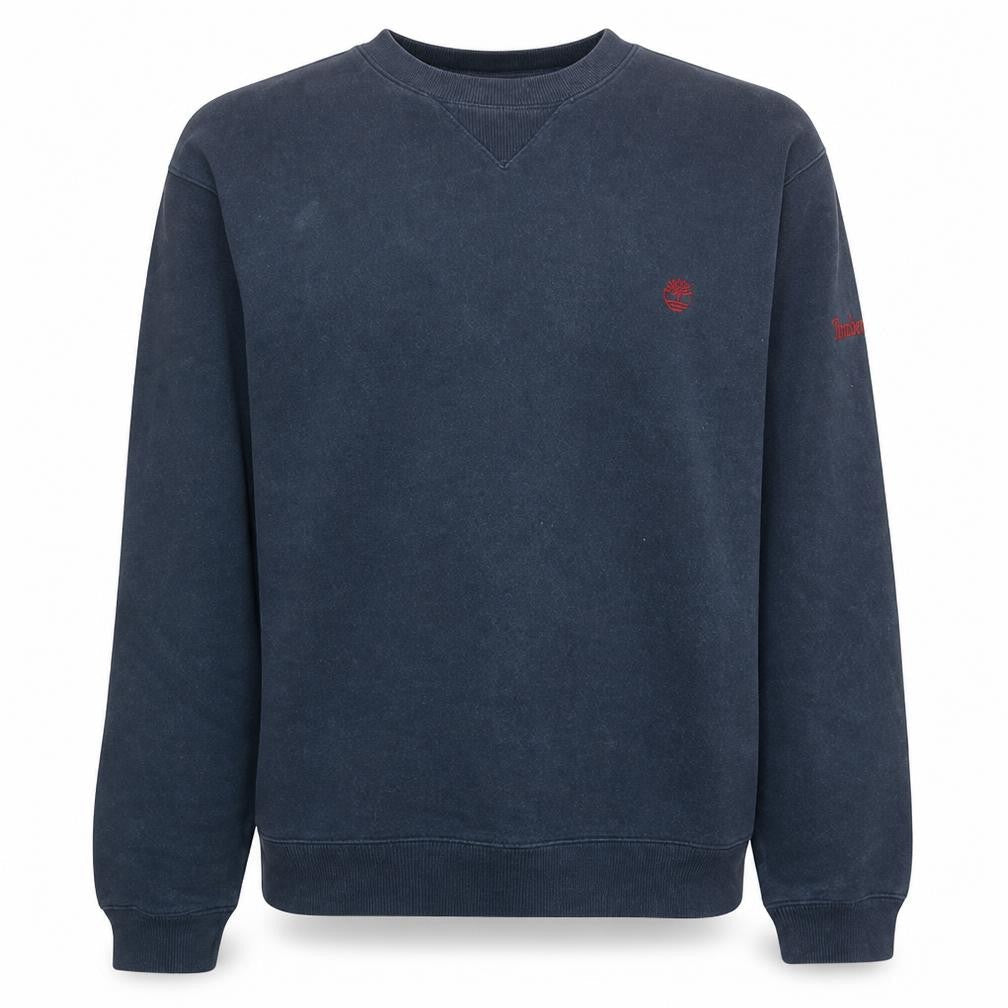 Timberland Men’s Blue Crew Neck Sweatshirt L Pullover Fleece