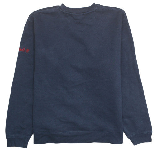 Timberland Men’s Blue Crew Neck Sweatshirt L Pullover Fleece