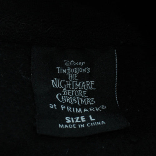 Primark Men Black The Nightmare Before Christmas Hoodie L Pullover Fleece
