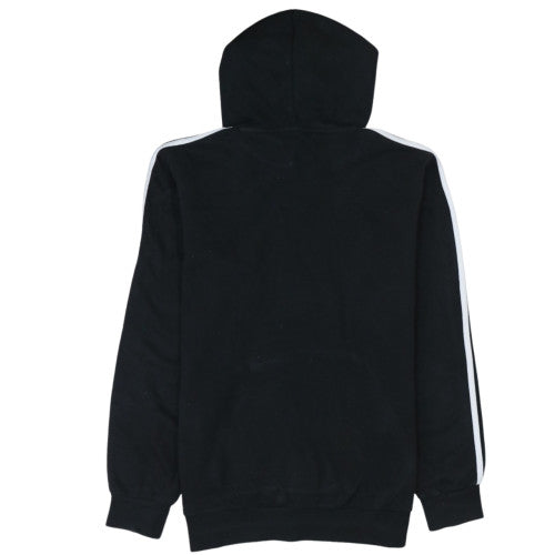 Adidas Men’s Black Pullover Hoodie L Logo Sports Fleece Sweatshirt