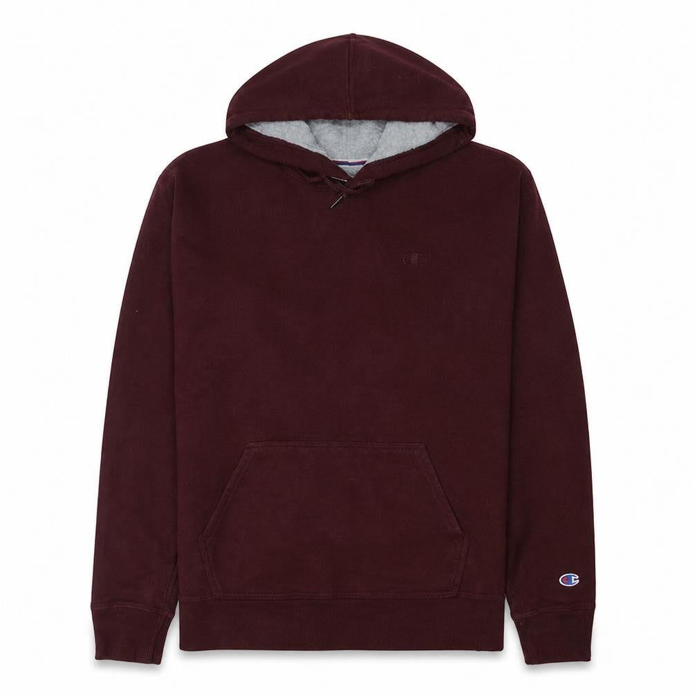Champion Men's Brown Pullover Hoodie L Regular Fit Sportswear