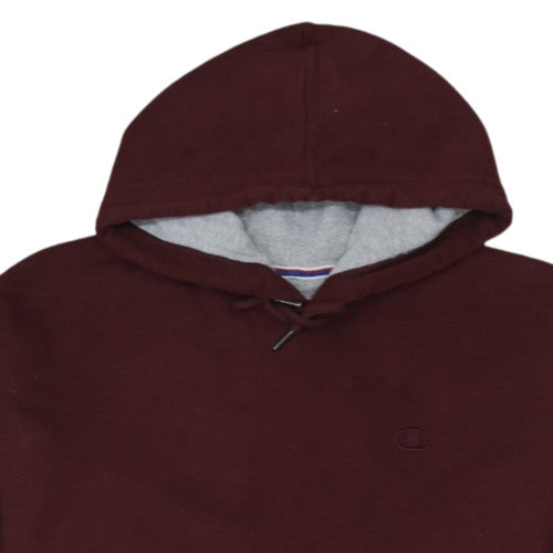 Champion Men's Brown Pullover Hoodie L Regular Fit Sportswear