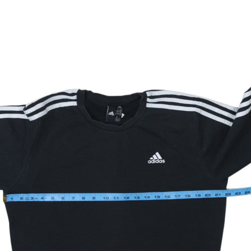 Adidas Men's Black Crew Neck Pullover Sweatshirt Size M