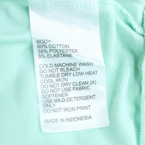 Adidas Womens Mint Green Long Sleeve Crew Neck Sweatshirt Size M