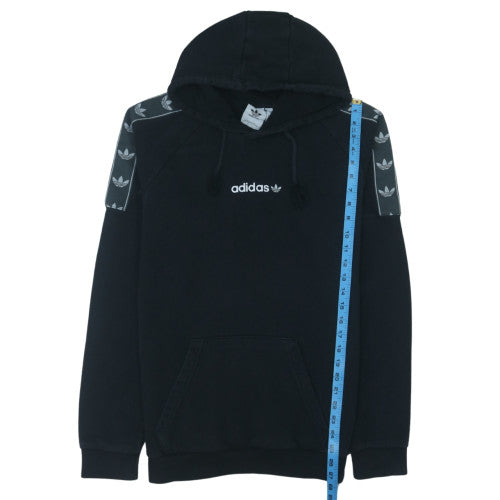 Adidas Men's Black Pullover Hoodie Medium Fleece Sportswear