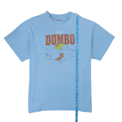 Disney Dumbo Blue Crew Neck Cotton Men's XL T-Shirt