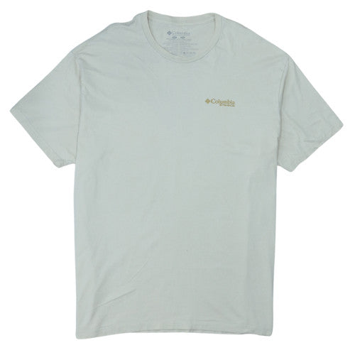 Columbia Men's White PHG Graphic Cotton T-Shirt Size L