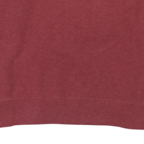 Ralph Lauren Men’s Red Cotton V-Neck Jumper XL Classic Knit