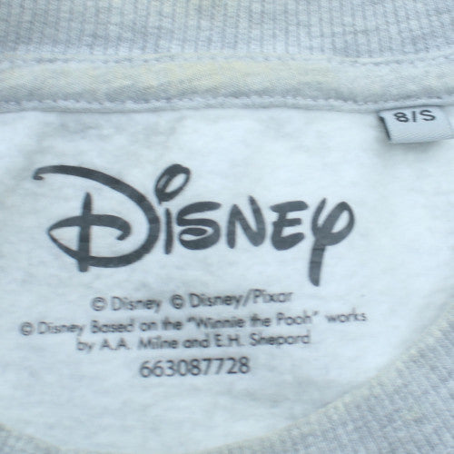 Disney Women Grey Mickey Mouse Pullover Sweatshirt S
