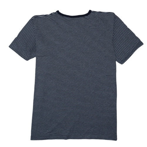 Ralph Lauren Polo Jeans Men's Navy Striped Cotton T-Shirt Size L